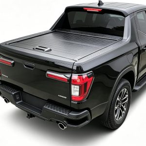 hyundai santa cruz aluminum tonneau cover hard retractable truck bed cover with lock no drill install